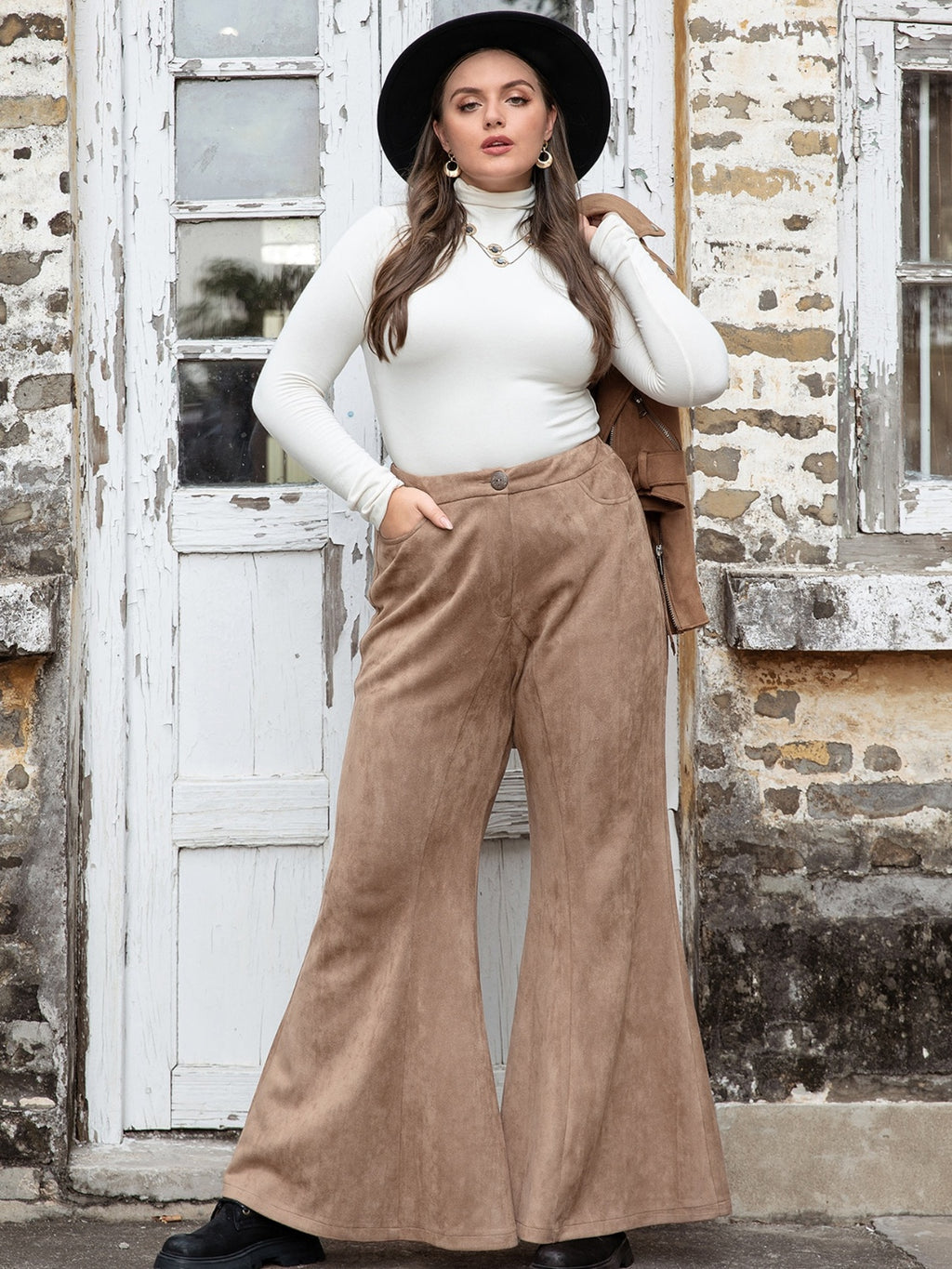 Curvy Flare Pants