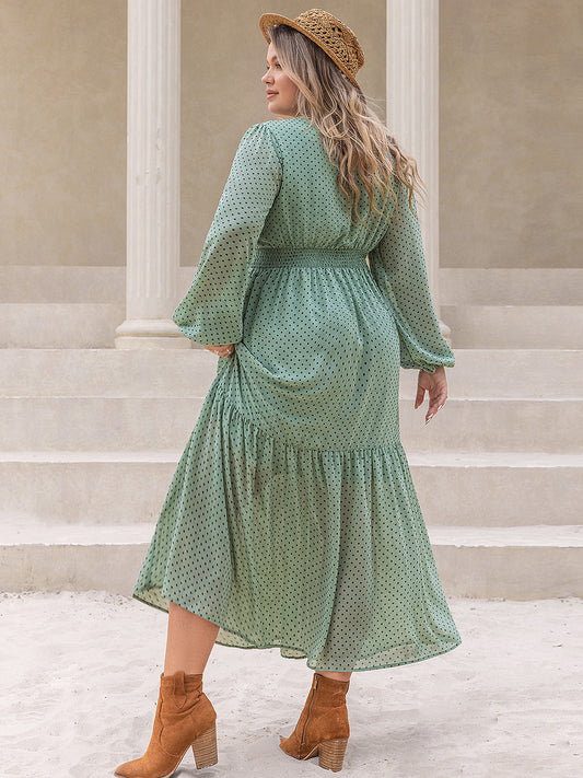 Curvy Tassel Tie Dress