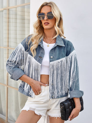 Tassel Denim Jacket