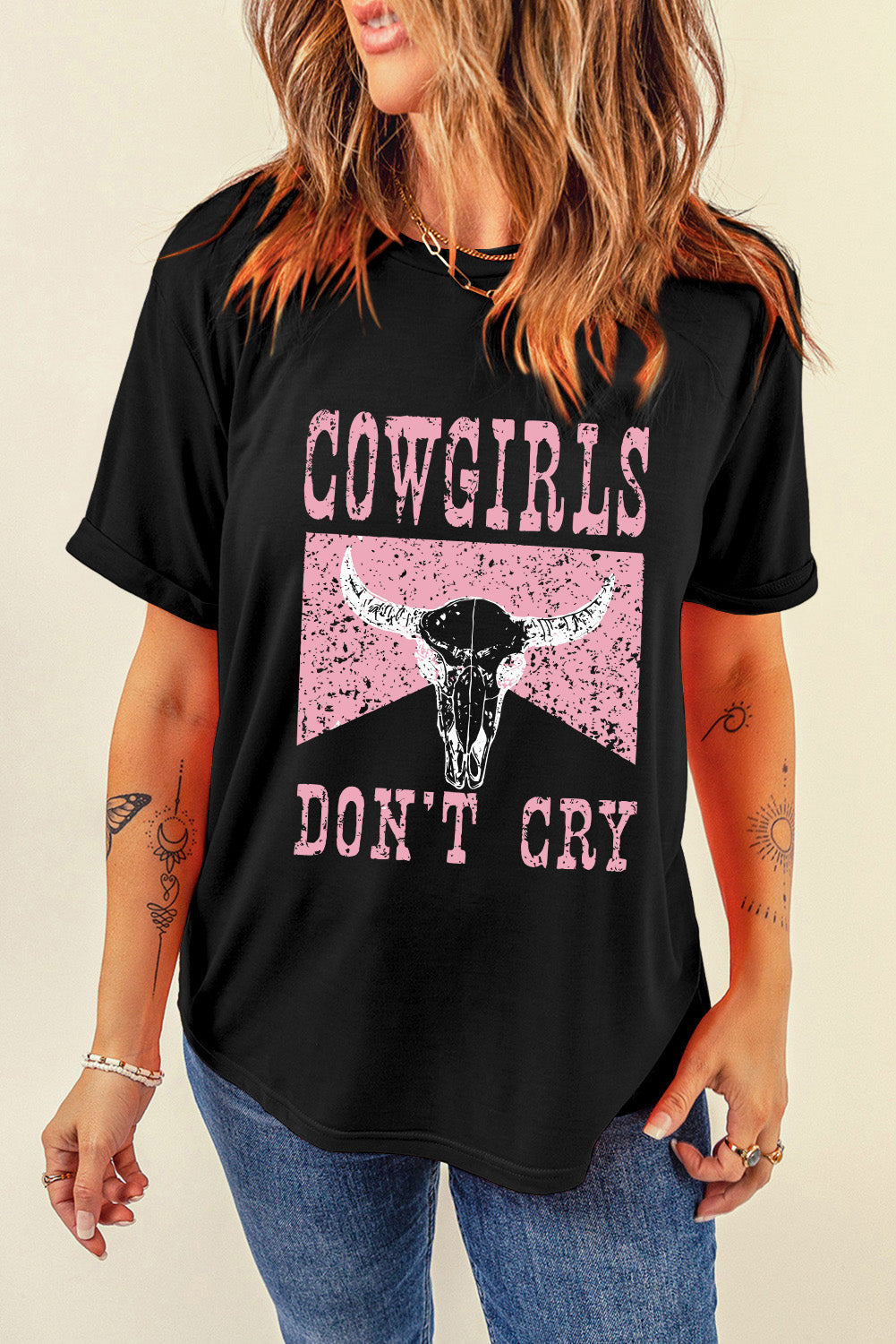 Cowgirls Don't Cry Graphic Tee