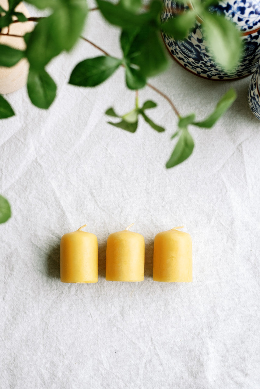 Votives and Mini Votives | Beeswax Candles