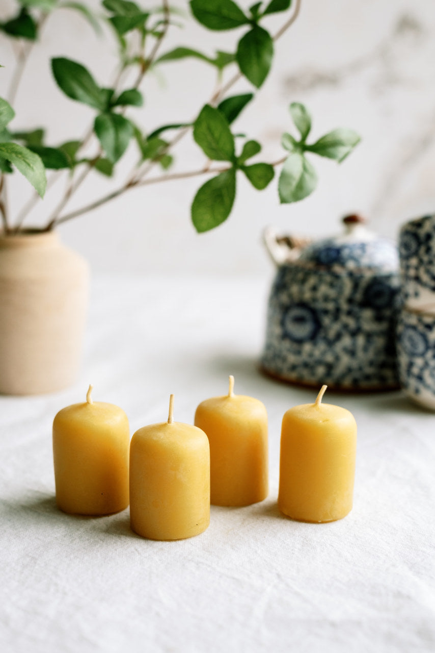 Votives and Mini Votives | Beeswax Candles