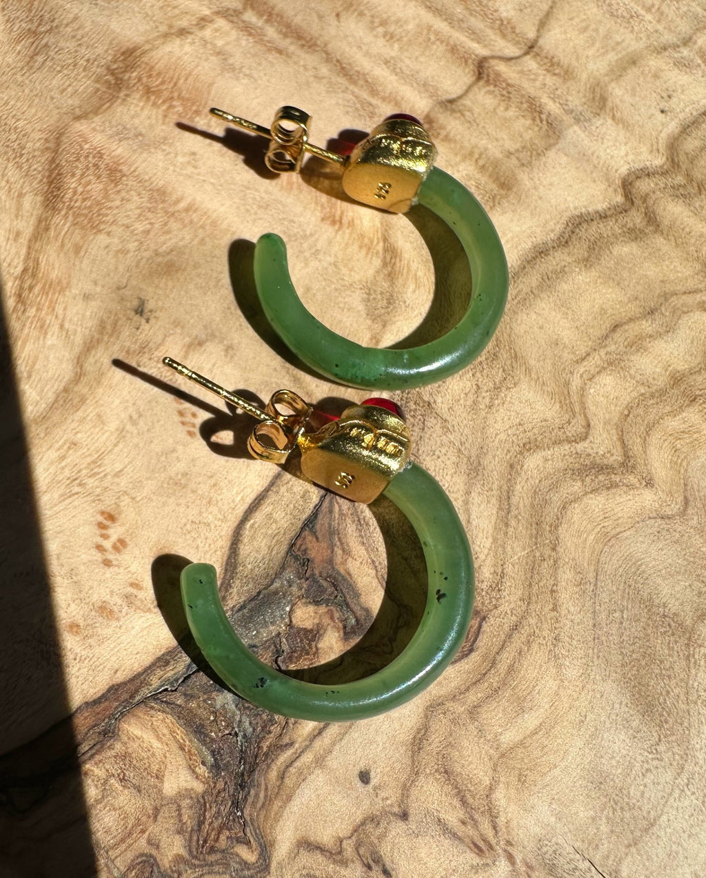 Jade Earrings, #113