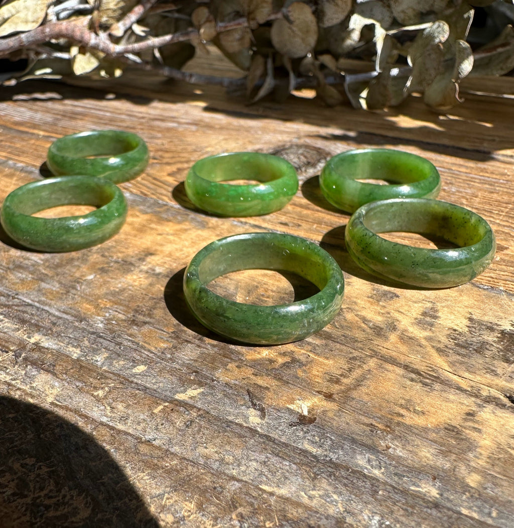 Jade Band Ring 6.5mm