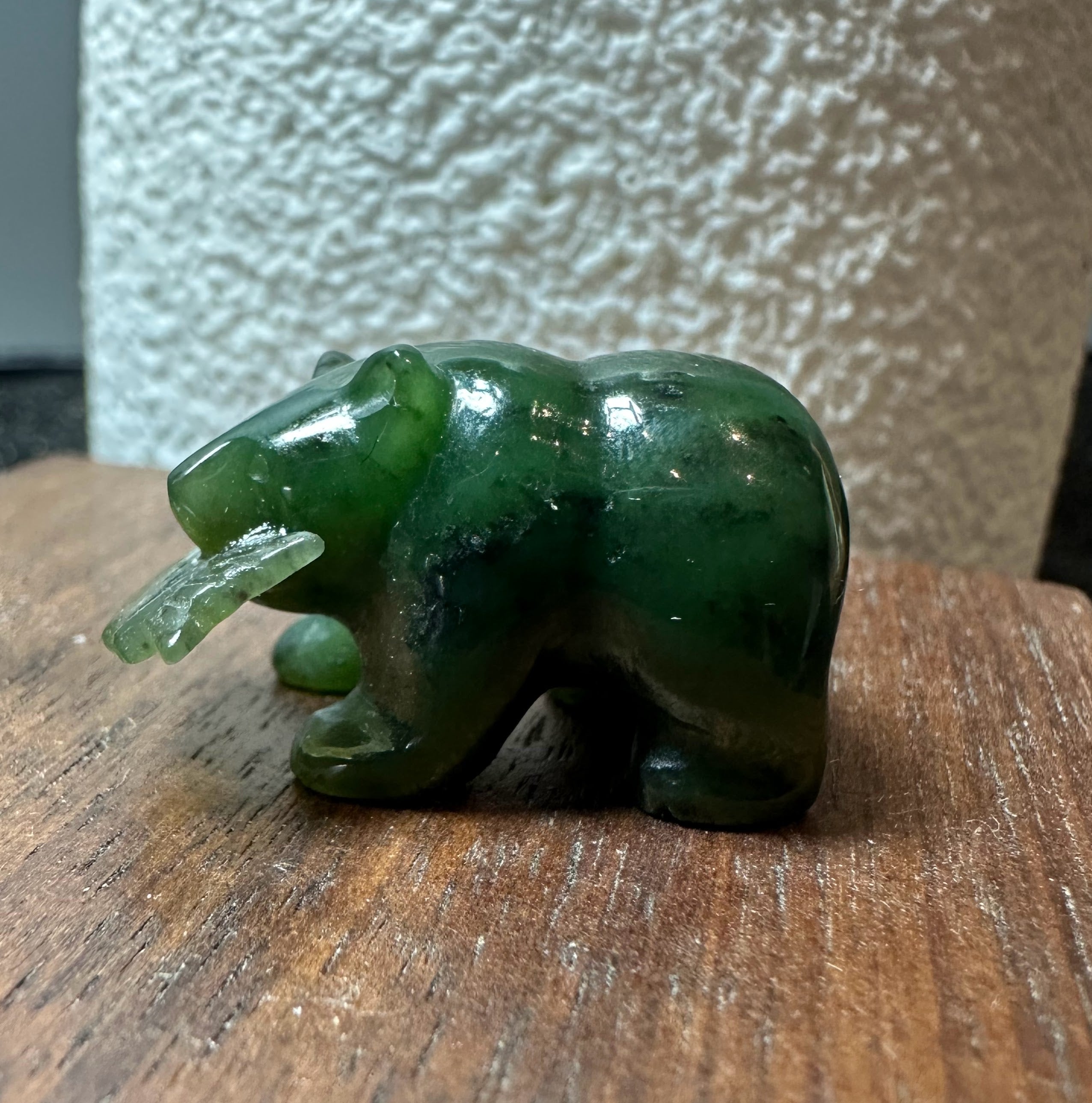 Bear Special with Jade Fish, 1"