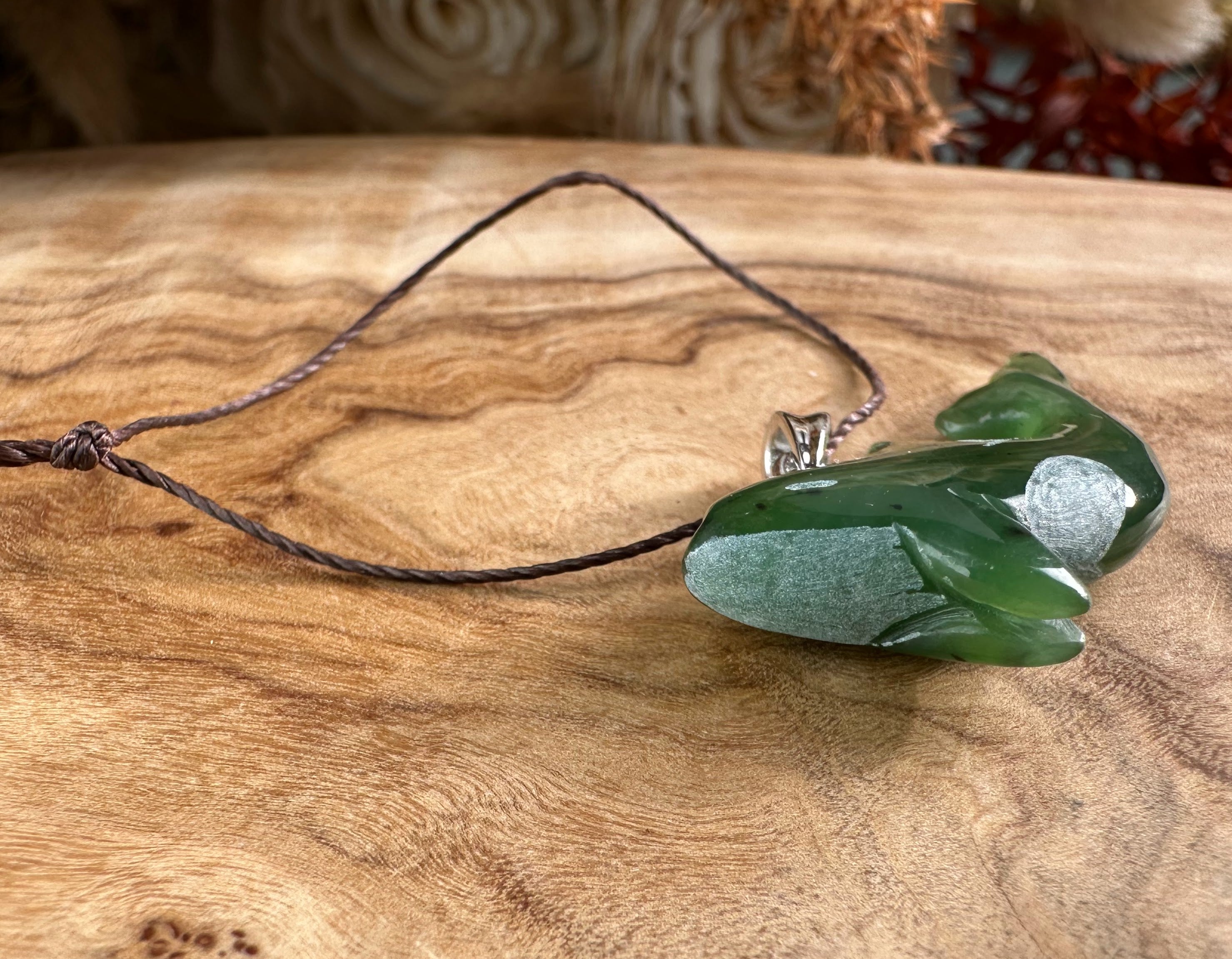 Killer Whale Tail Pendant, 30mm