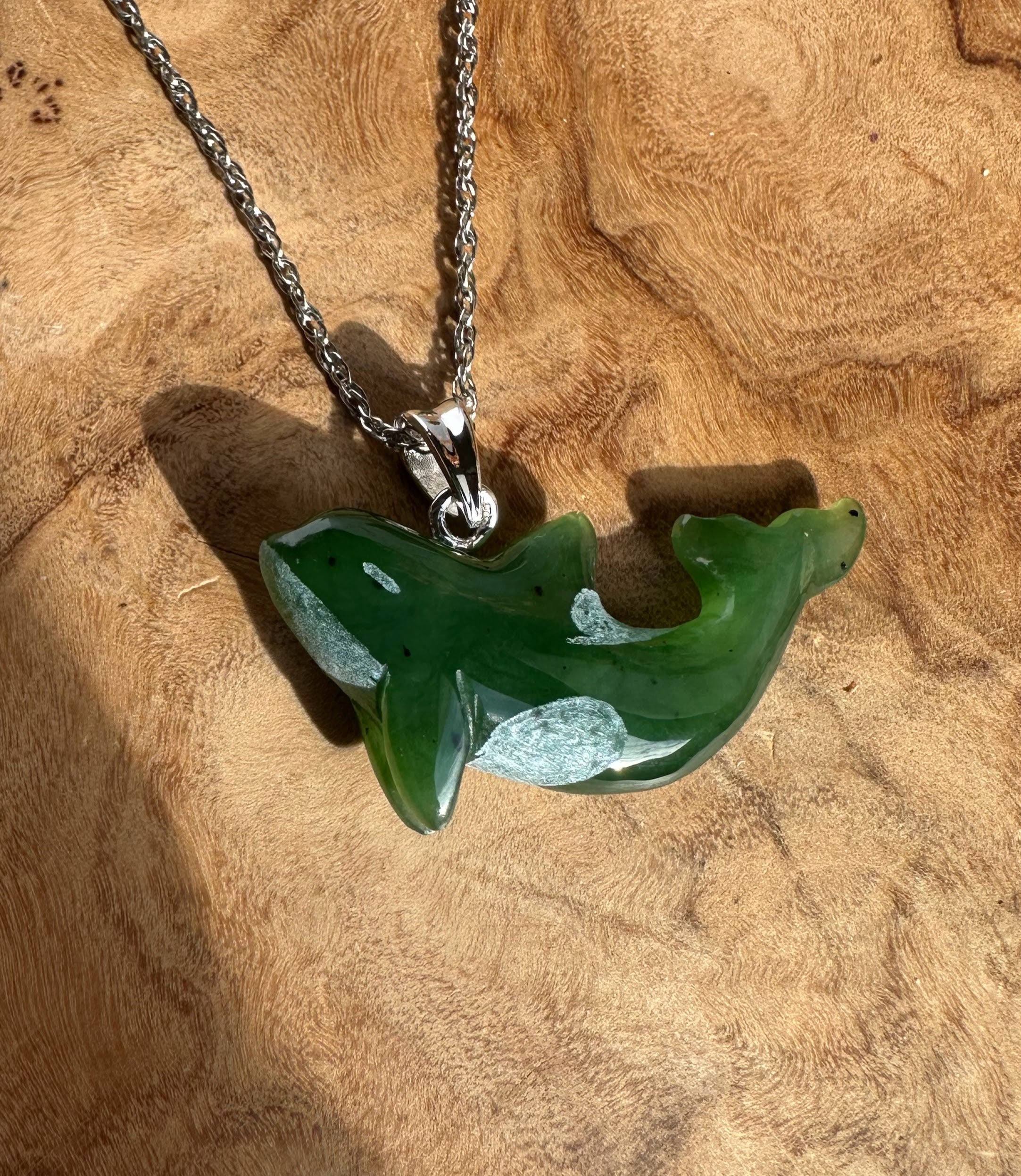 Killer Whale Tail Pendant, 30mm