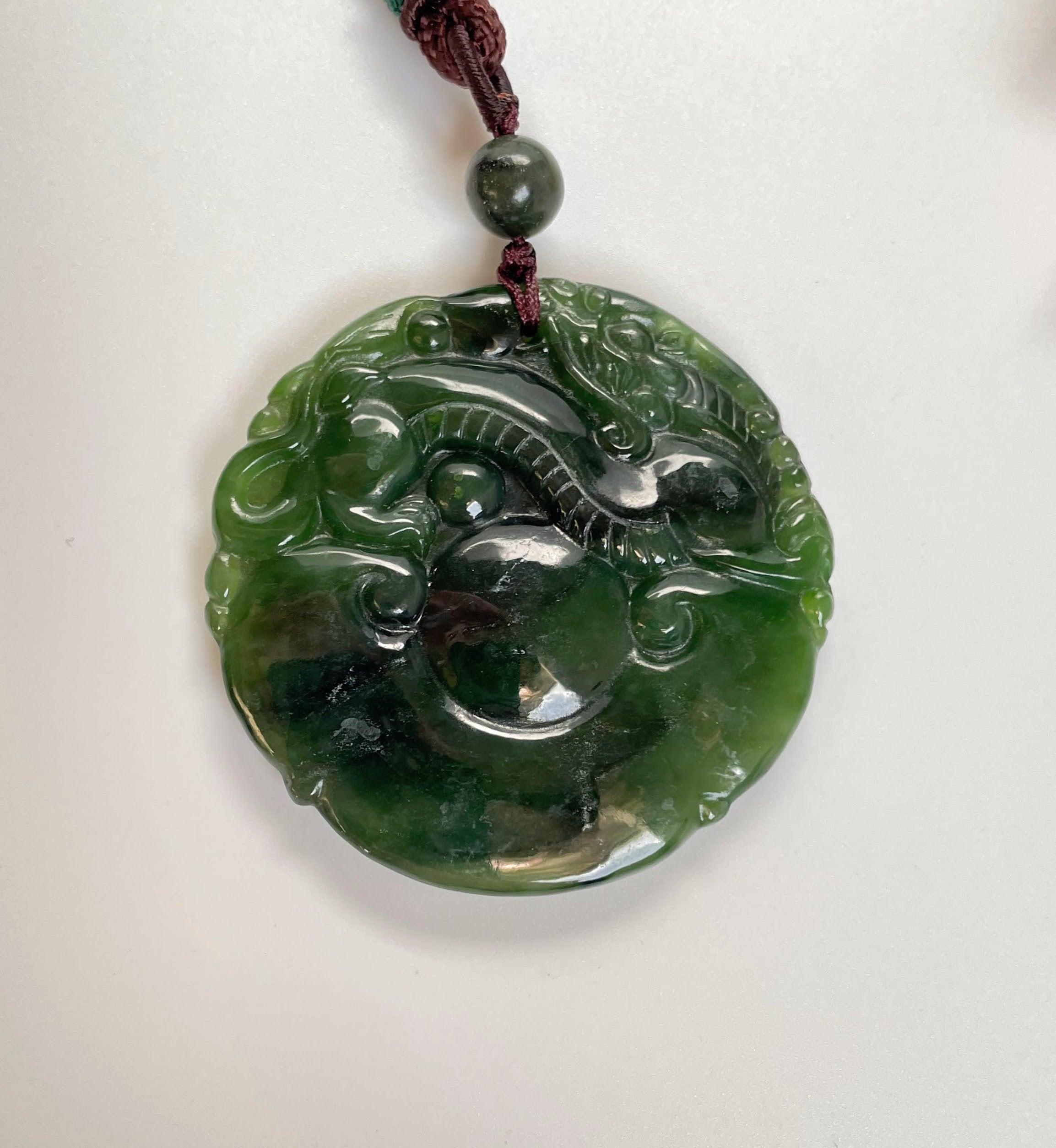 Double Sided Dragon Pendant, 50mm