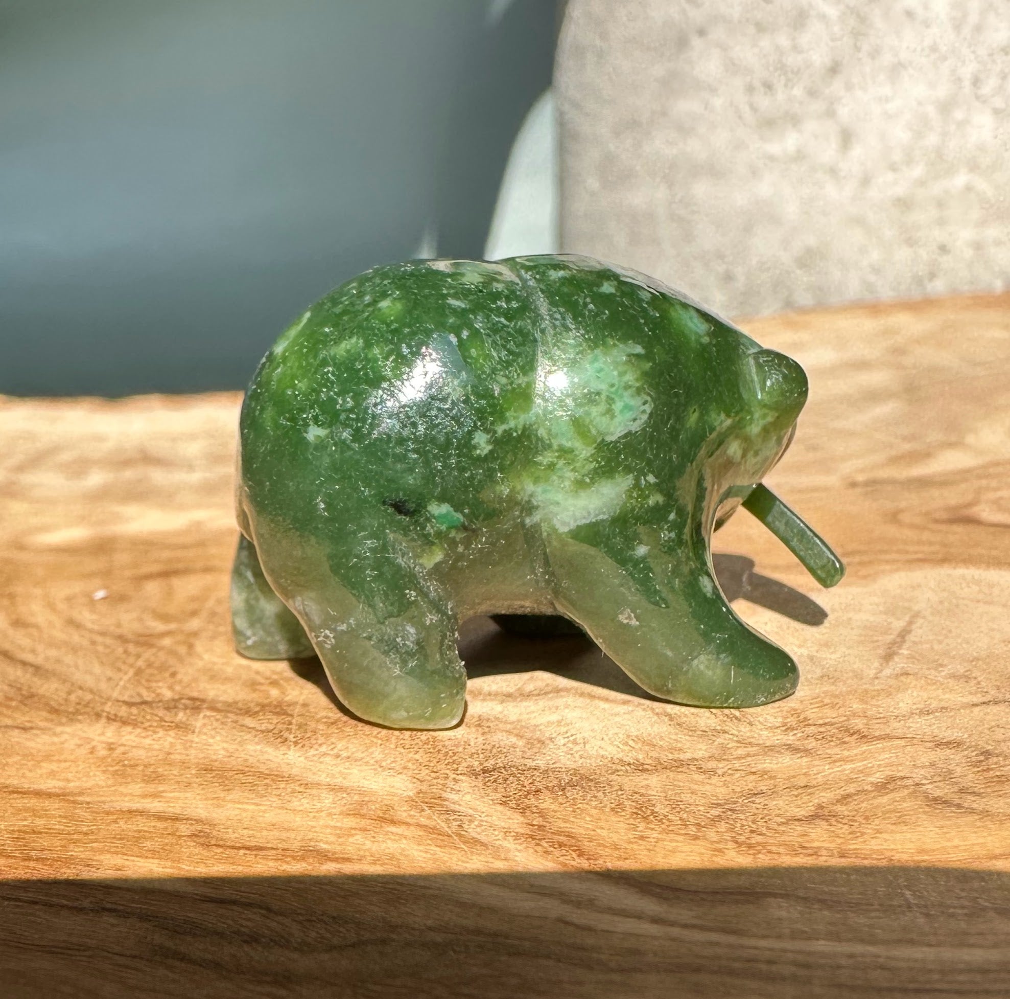 Bear Special with Jade Fish, 1.5"
