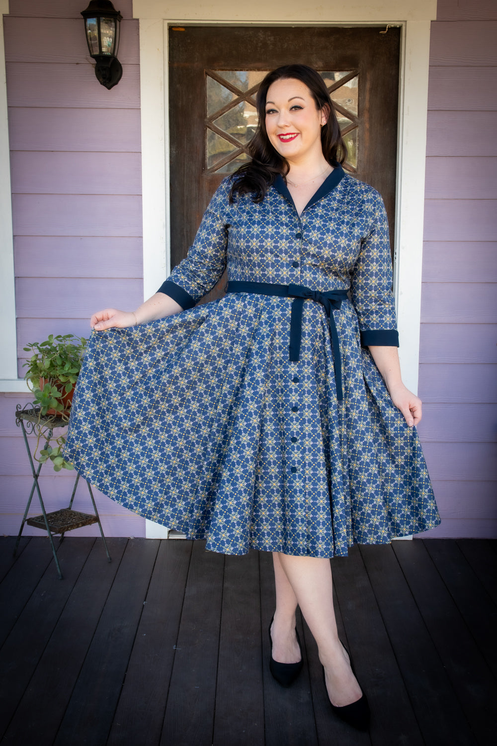 Monte Carlo Dress - Citrus Tile