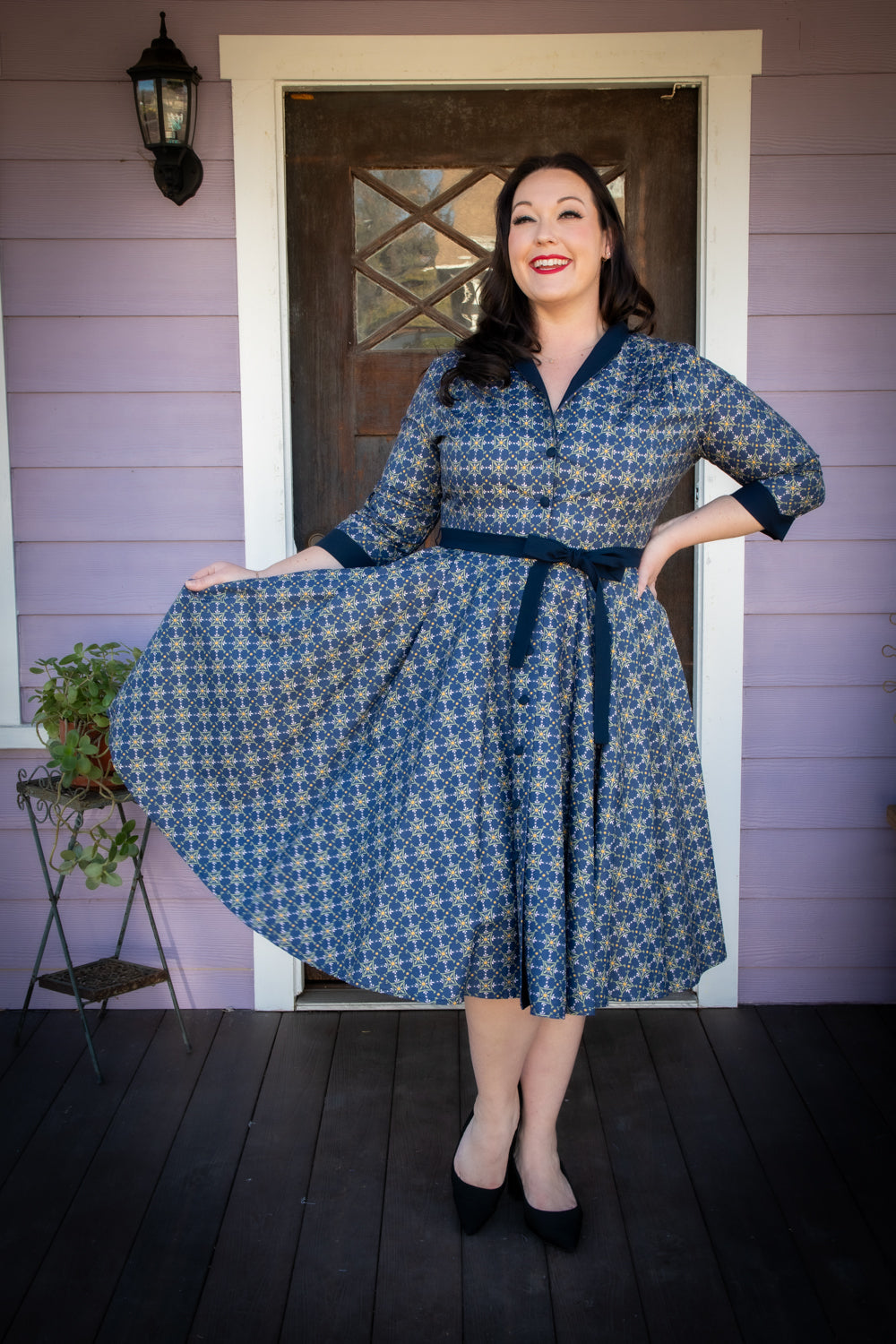 Monte Carlo Dress - Citrus Tile