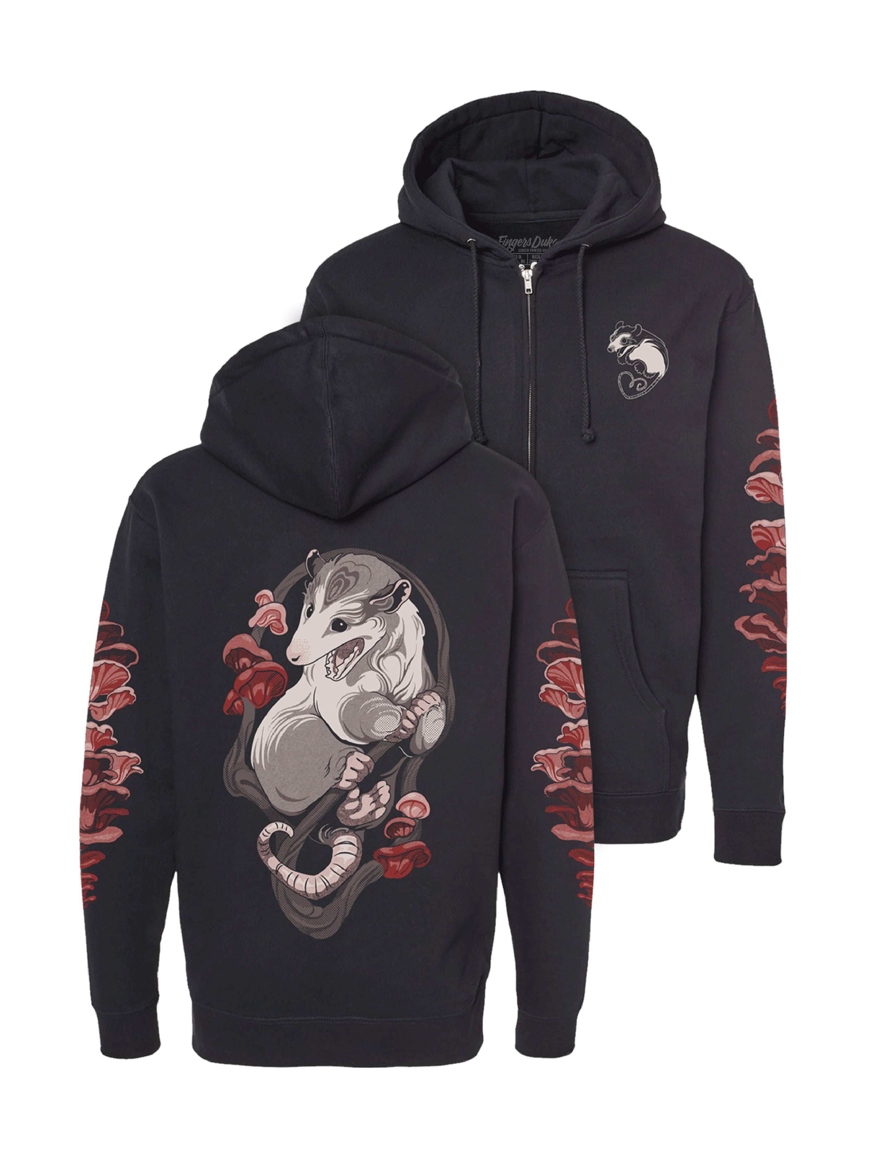 Awesome Opossum · Zip Up Hoodie