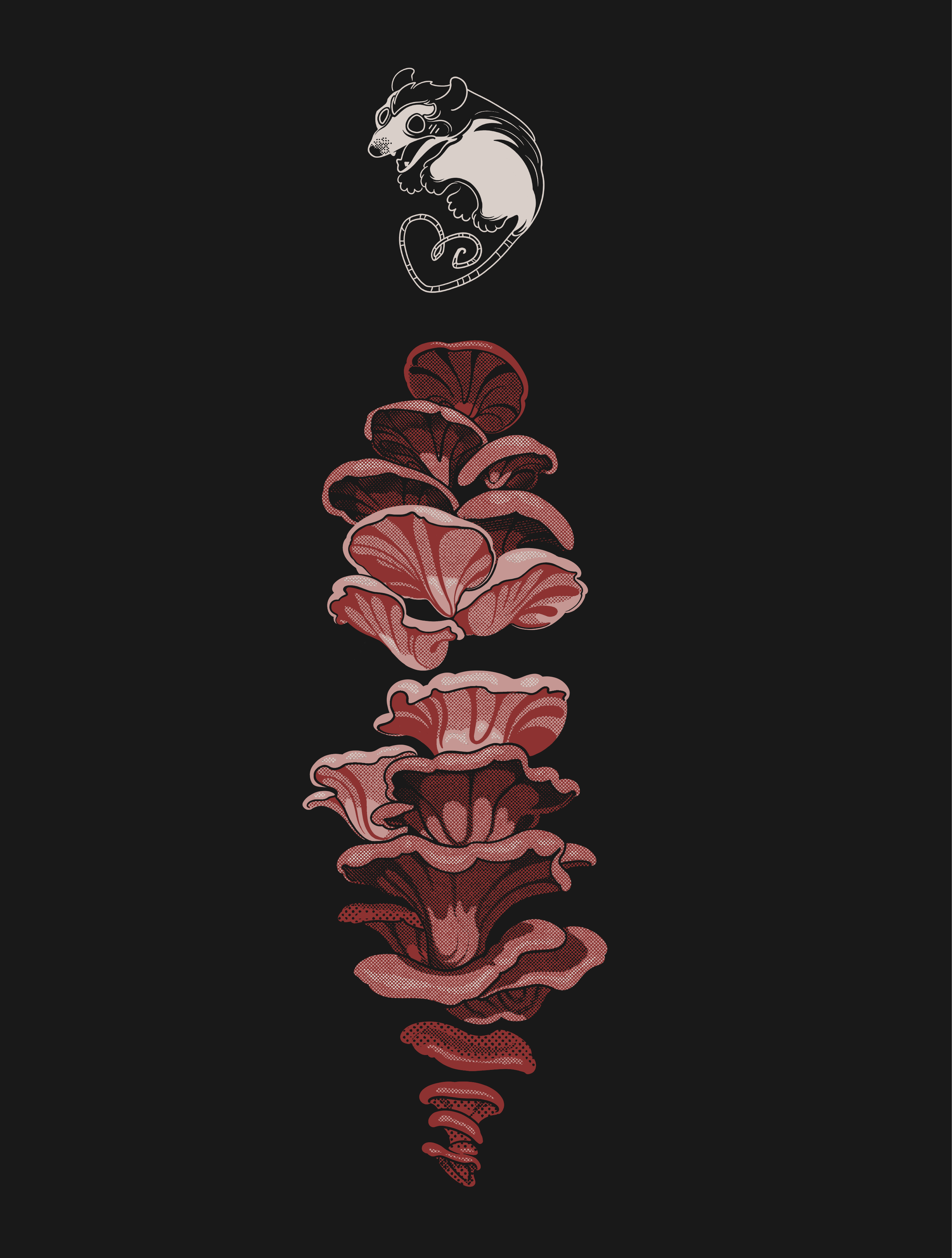 Awesome Opossum · Zip Up Hoodie