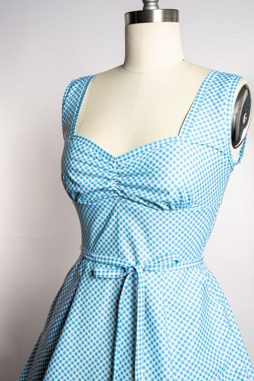 Sadie Dress - Little Sky Gingham