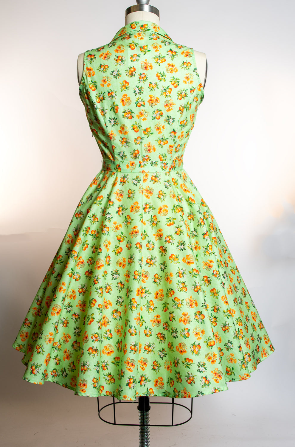 Staci Dress- Orange County, Lime