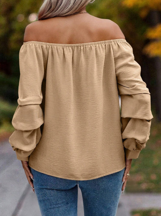 Simply Staples Off-Shoulder Blouse