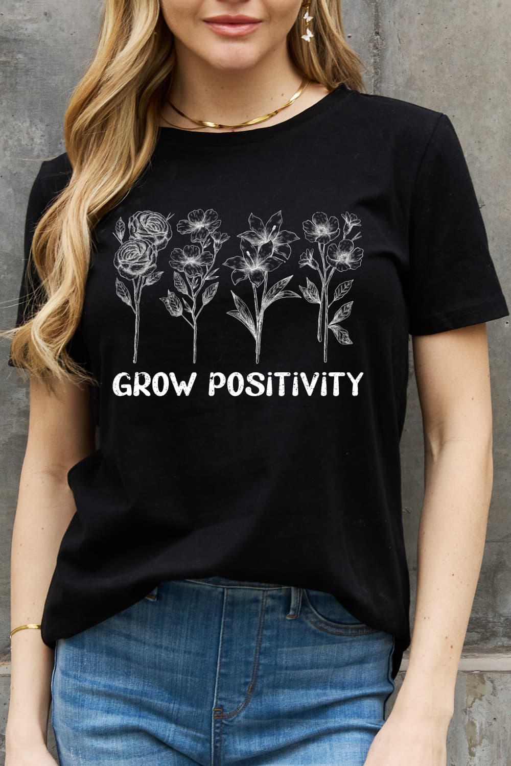 Simply Love-Grow Positivity Tee