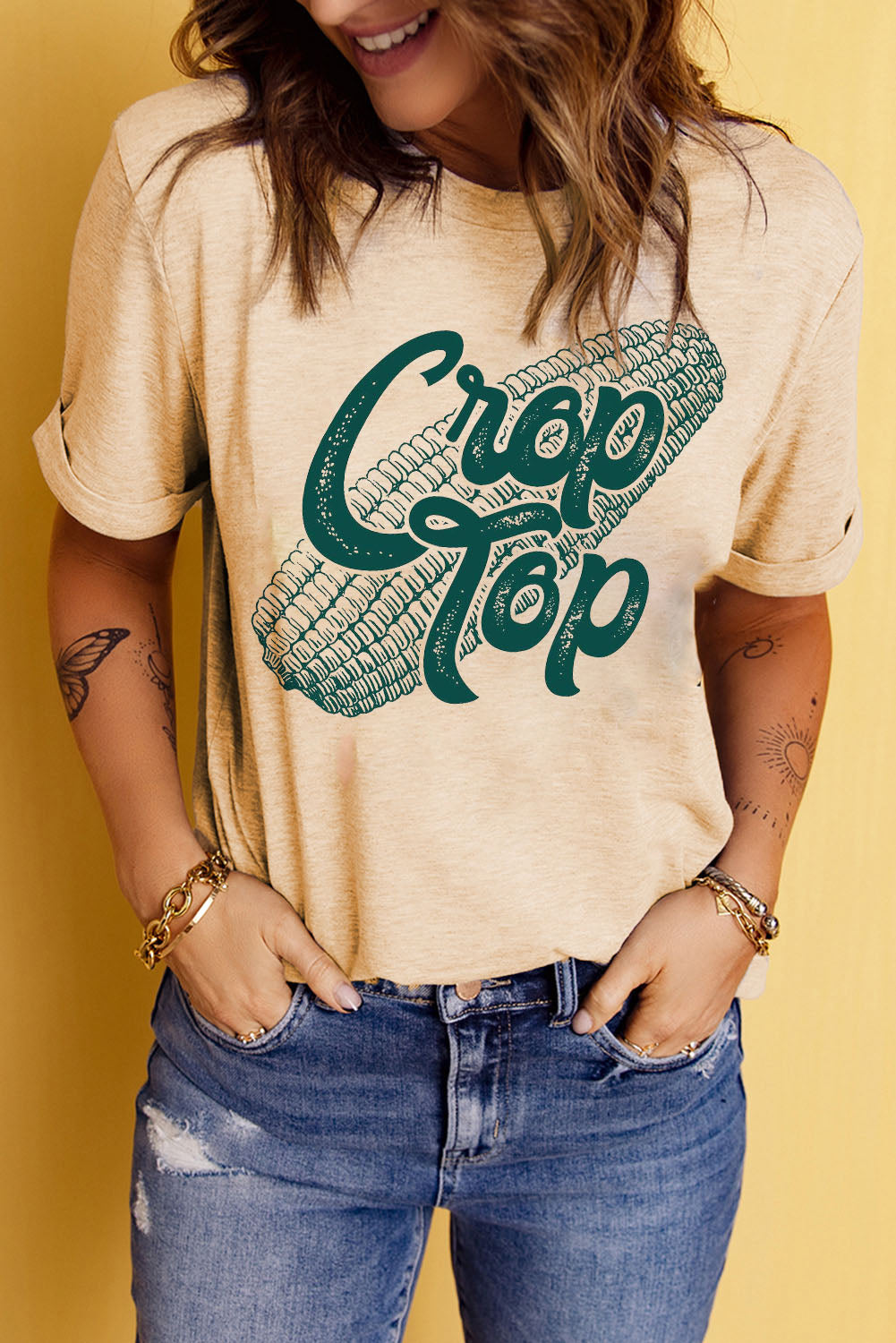 Corn Crop Top Tee