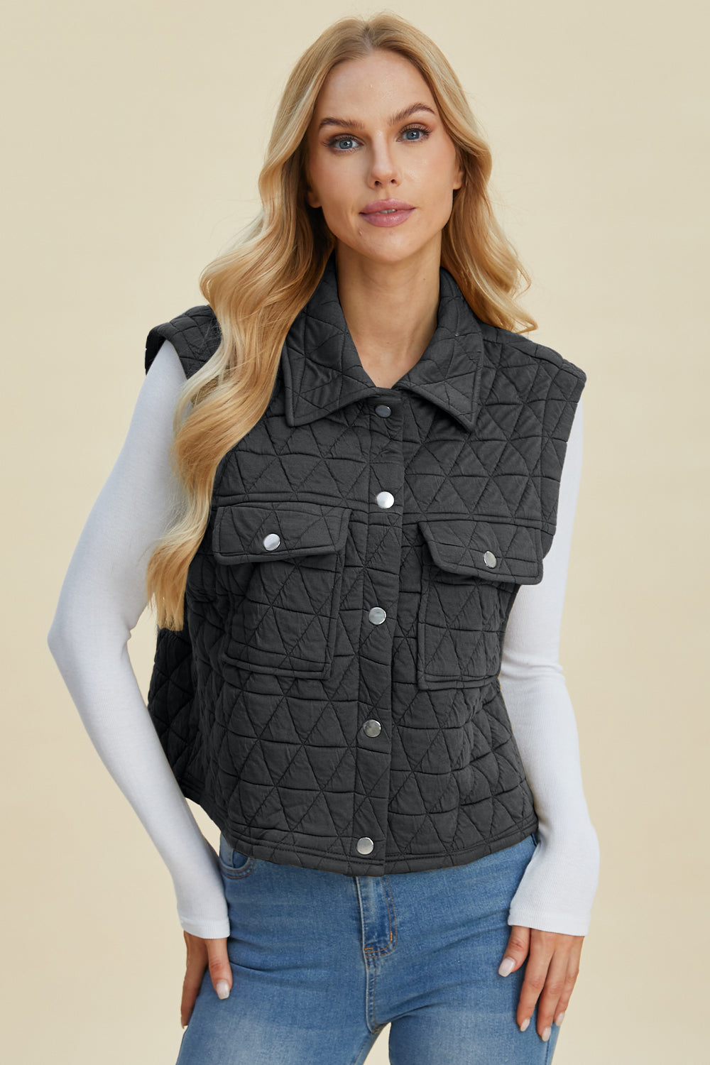 Double Take Snap Down Vest