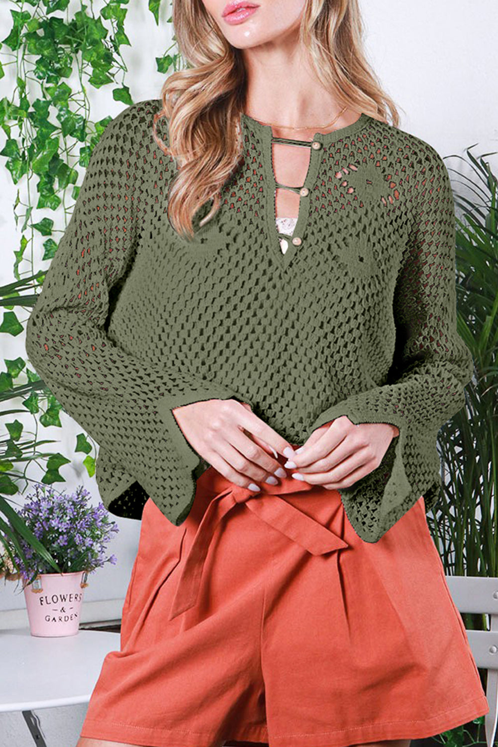 Vineyard Split Sleeve Sweater