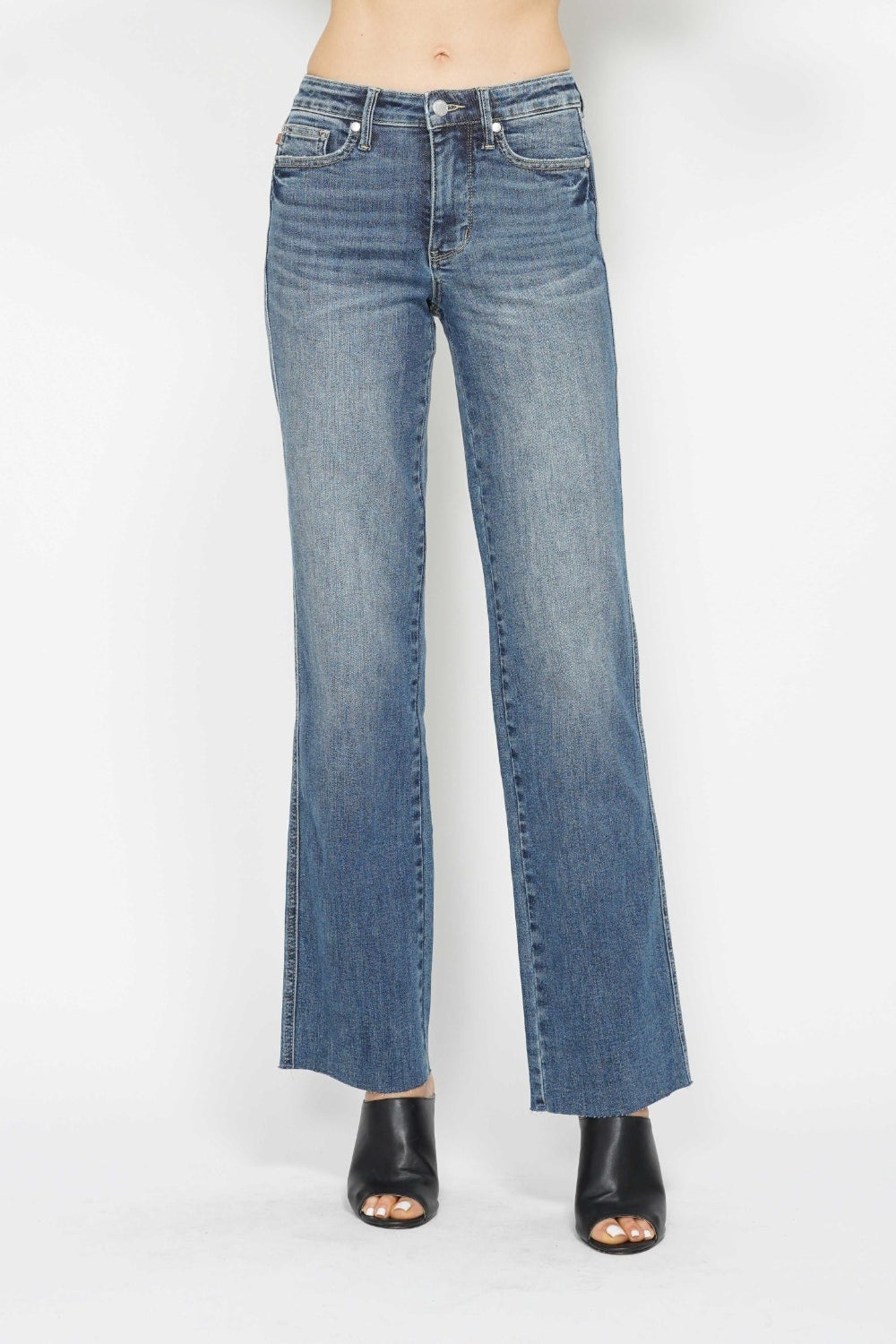 Judy Blue-Tummy Control Straight Jeans