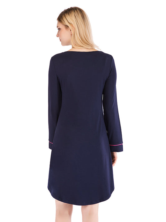 Simply Staples Long Sleeve Sleep Dress