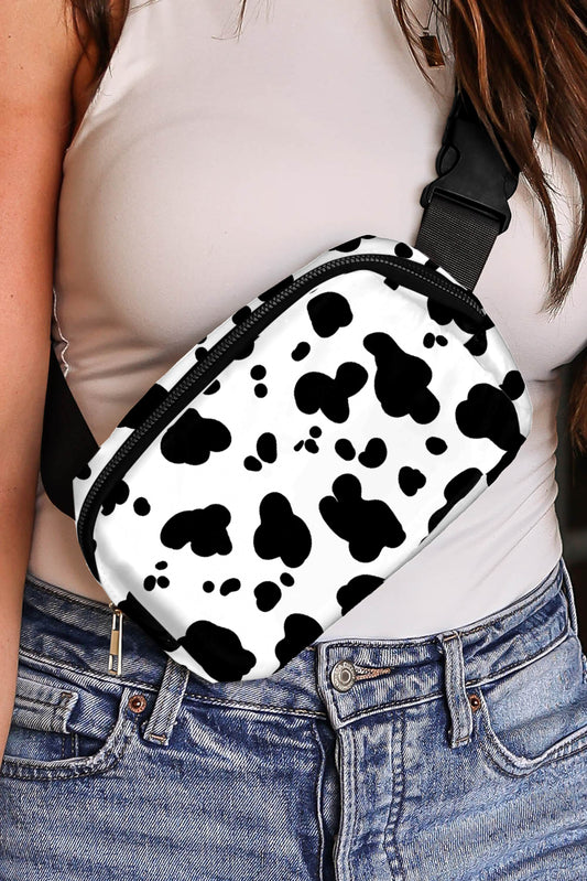 Cow Print Shoulder Bag