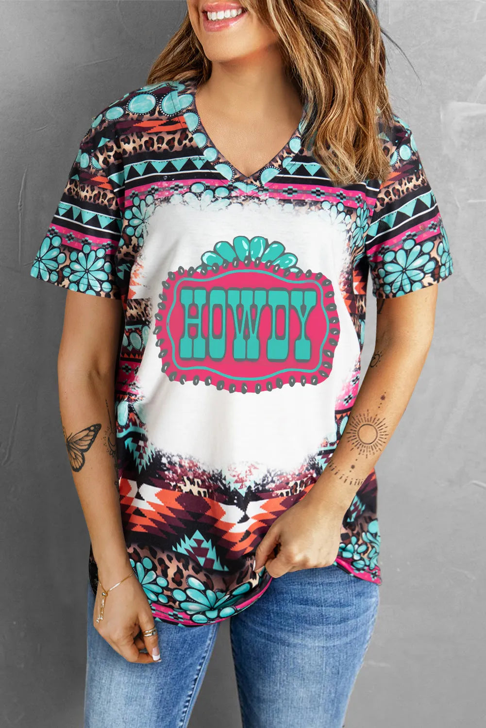 Howdy Dance V-Neck Tee