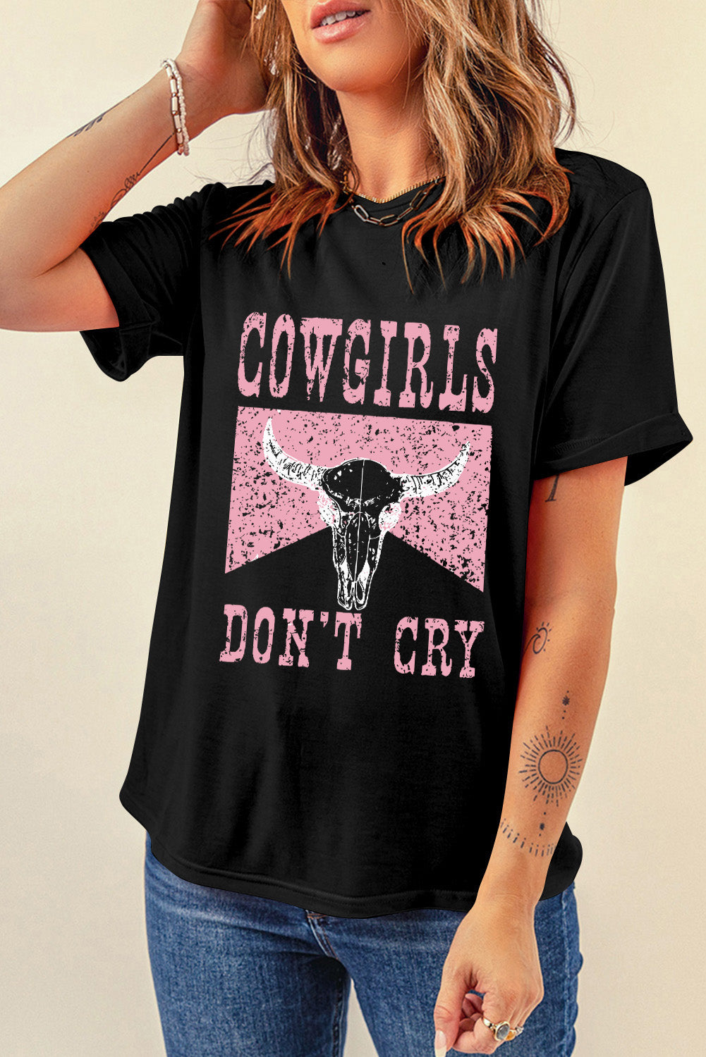 Cowgirls Don't Cry Graphic Tee