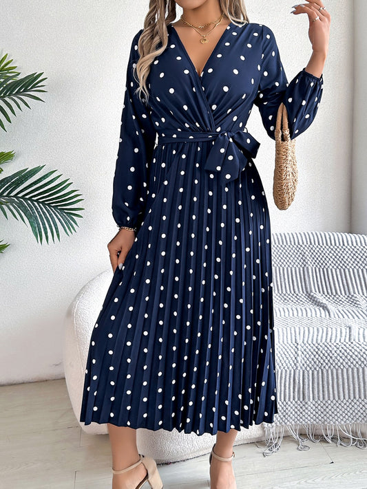 Polka Dot Midi Dress