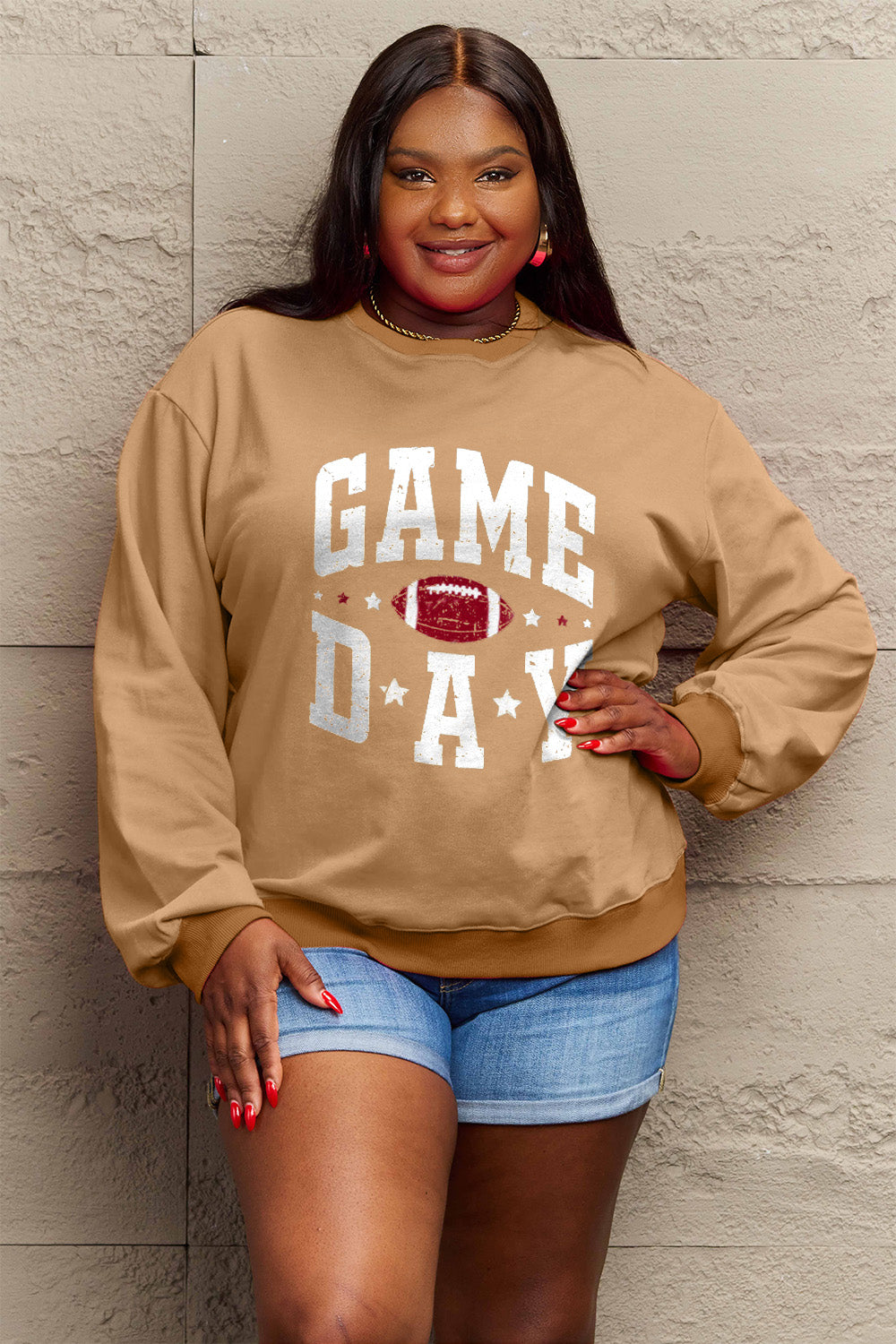 Simply Love-Game Day Graphic Sweatshirt