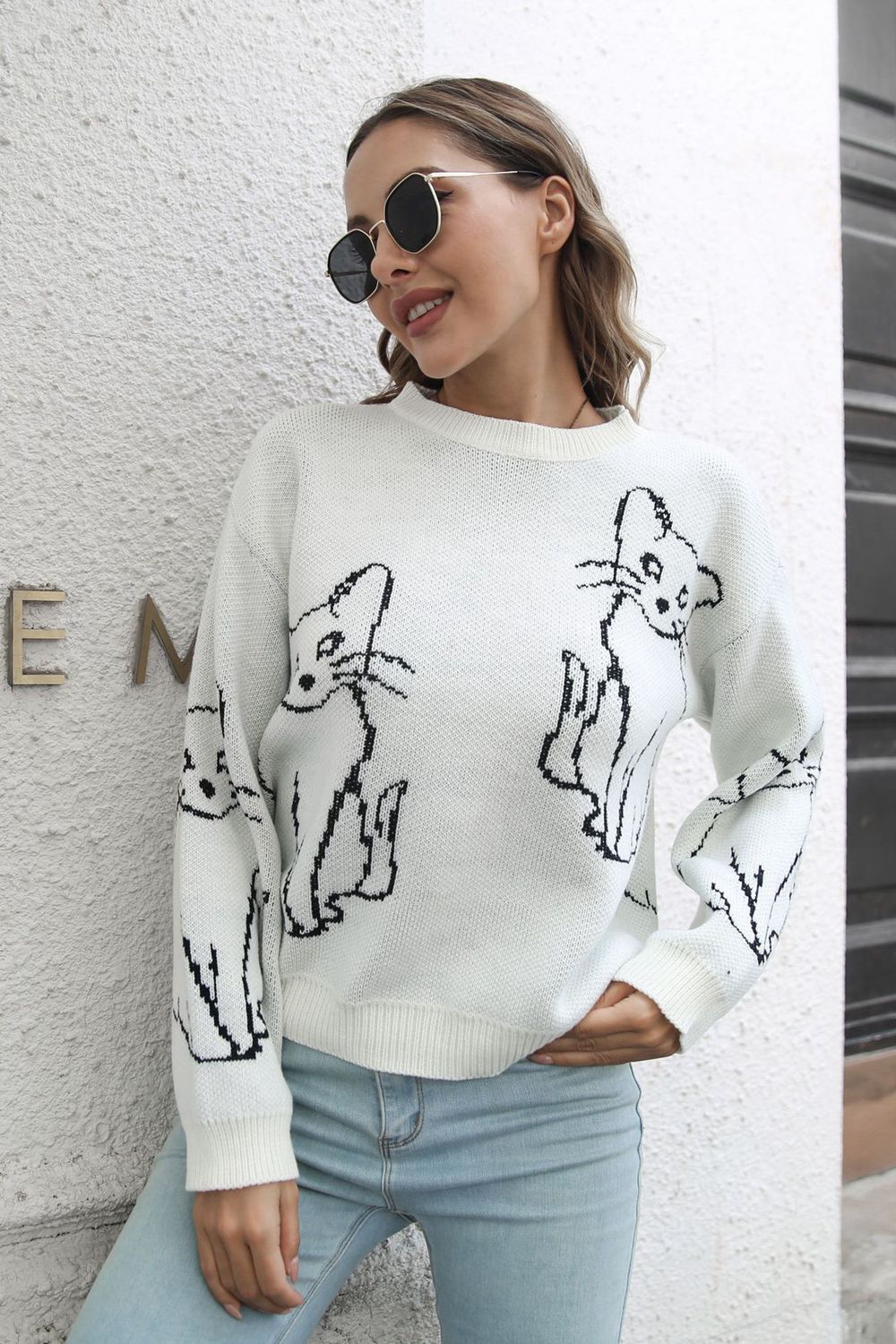 Cat Pullover Sweater