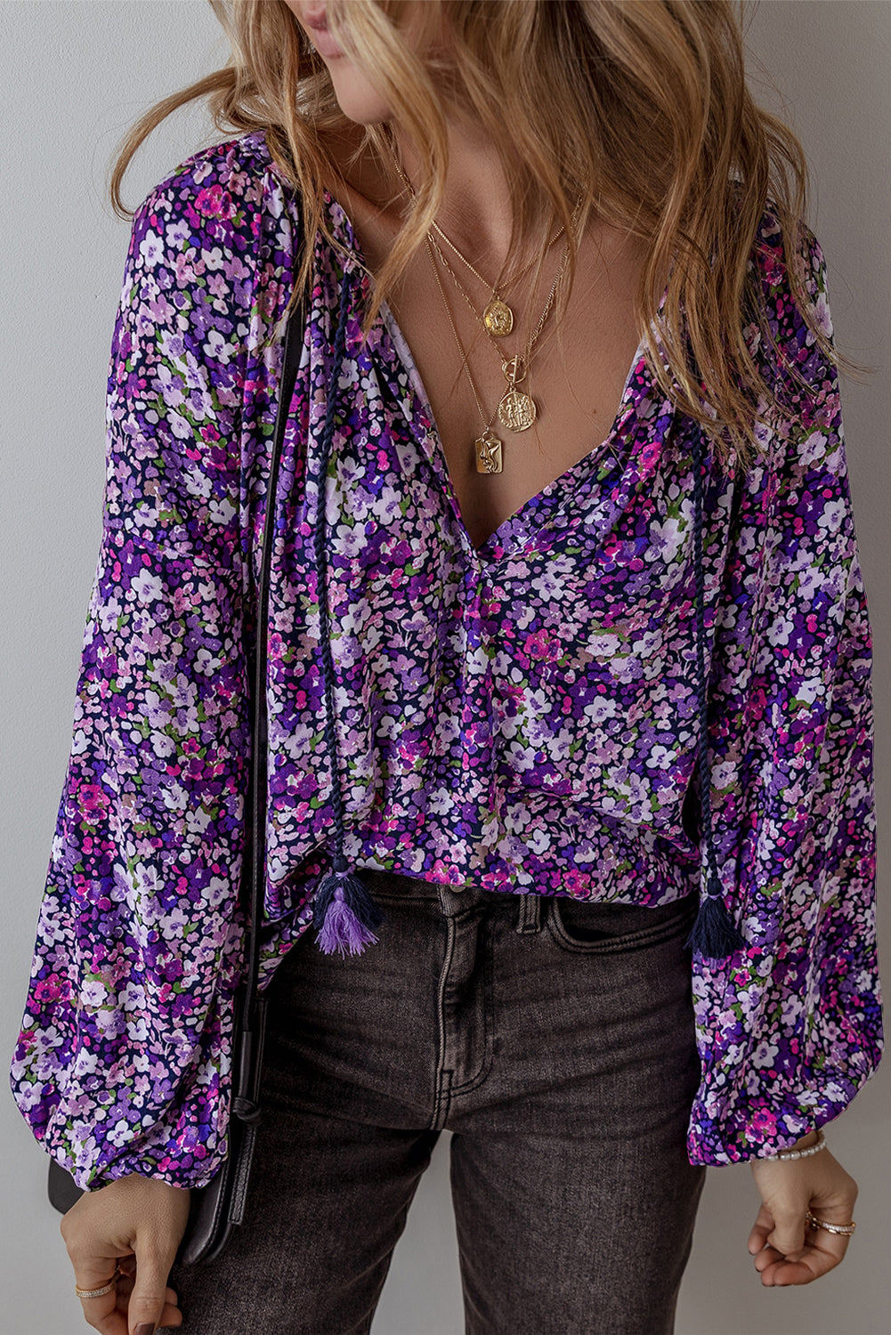 Boho Flower Blouse