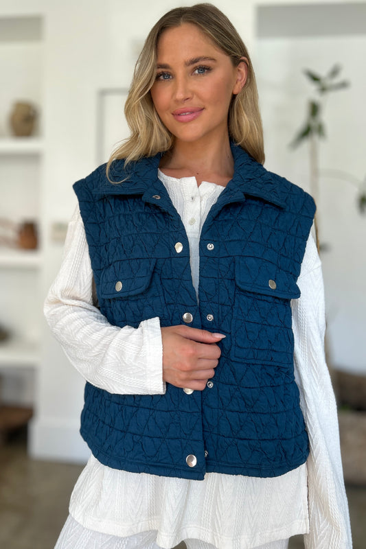 Double Take Snap Down Vest