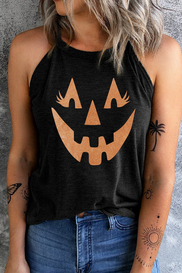 Jack-O'-Lantern Graphic Tank