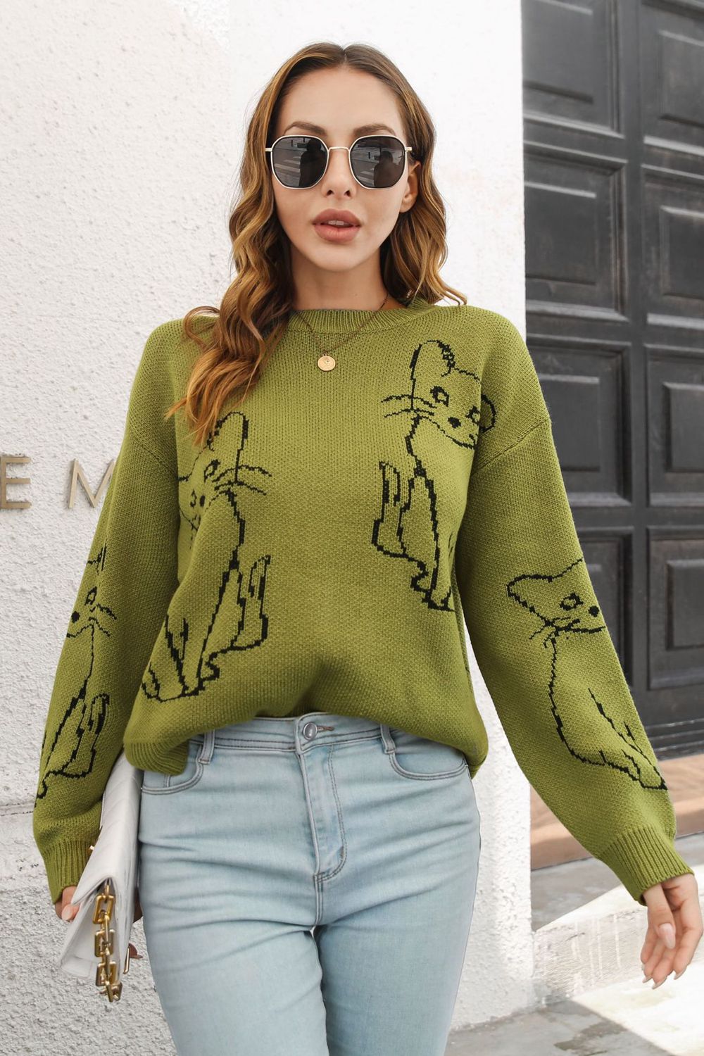 Cat Pullover Sweater