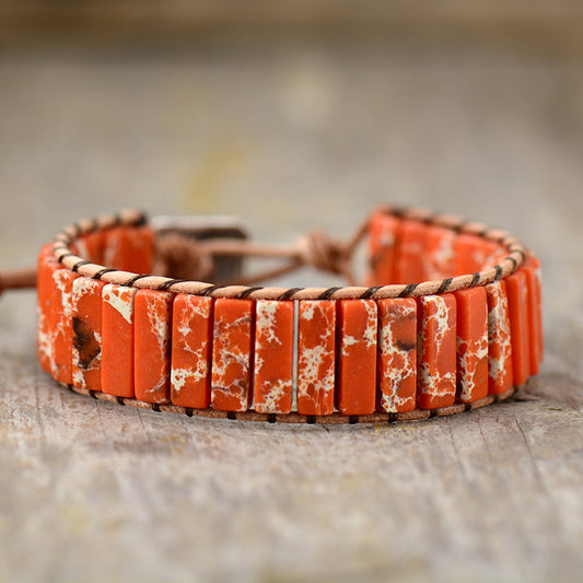 Orange Rock Bracelet