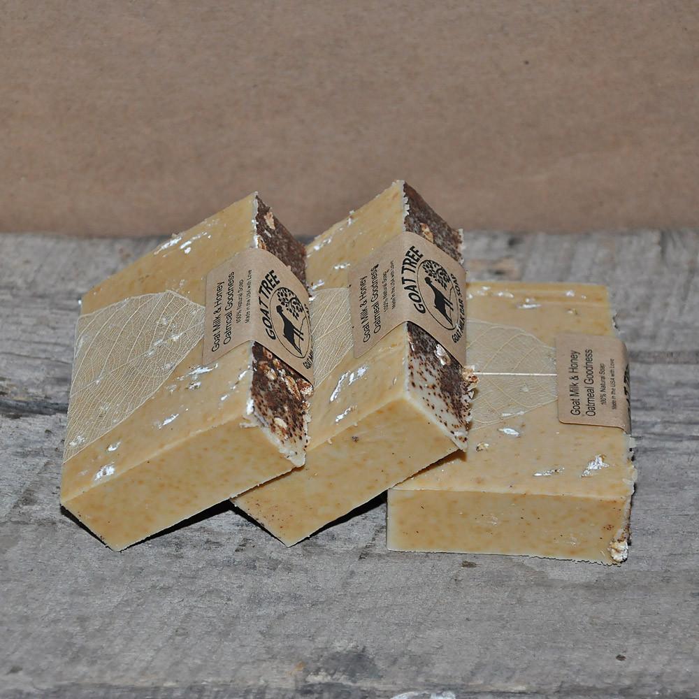 Goat Milk & Honey Oatmeal Goodness Soap, Unscented