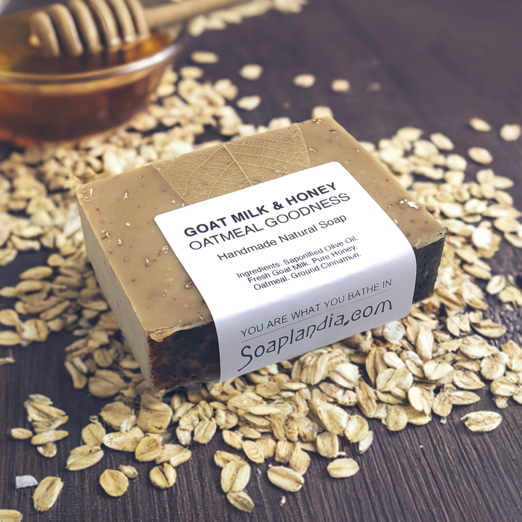 Goat Milk & Honey Oatmeal Goodness Soap, Unscented