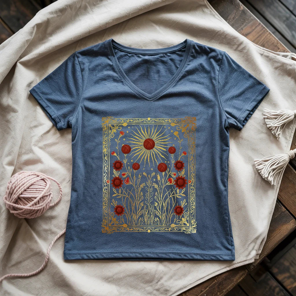 Energy Of Yarn Lady V-neck
