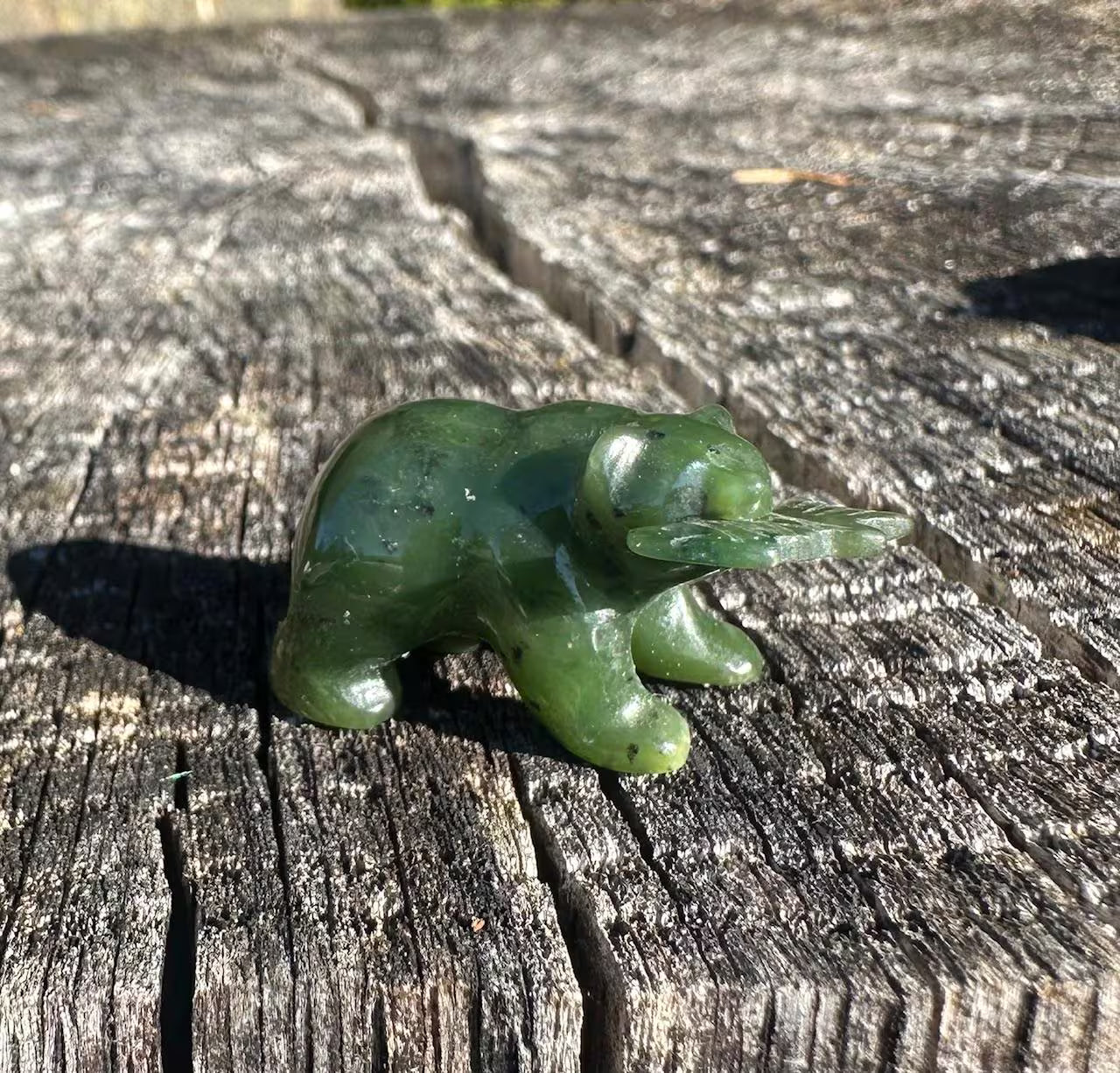 Bear Special with Jade Fish, 1"