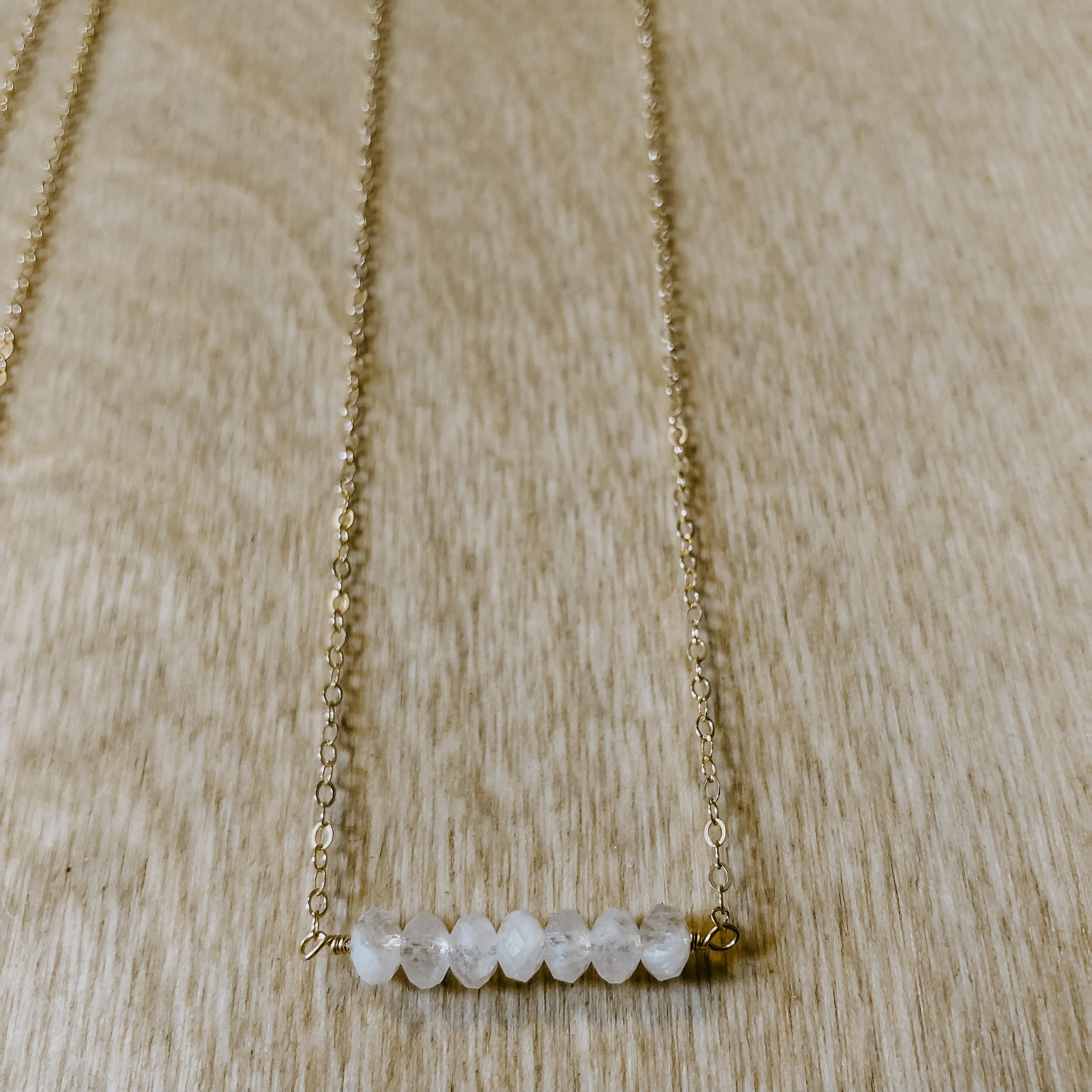 Dainty Moonstone Necklace