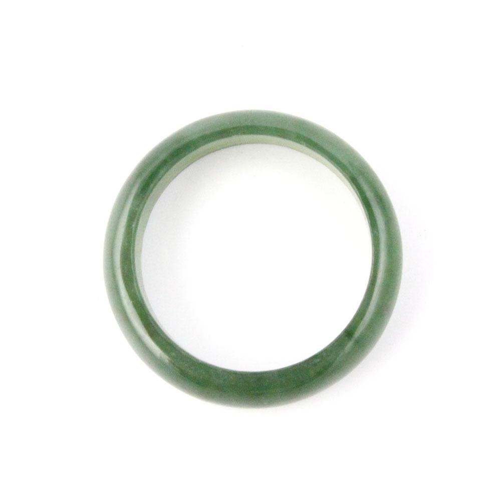Narrow Jade Band Ring 5mm