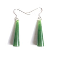 Solid Jade Cone Earrings, 2406