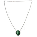 Stainless Steel Jade Pendant, 0118
