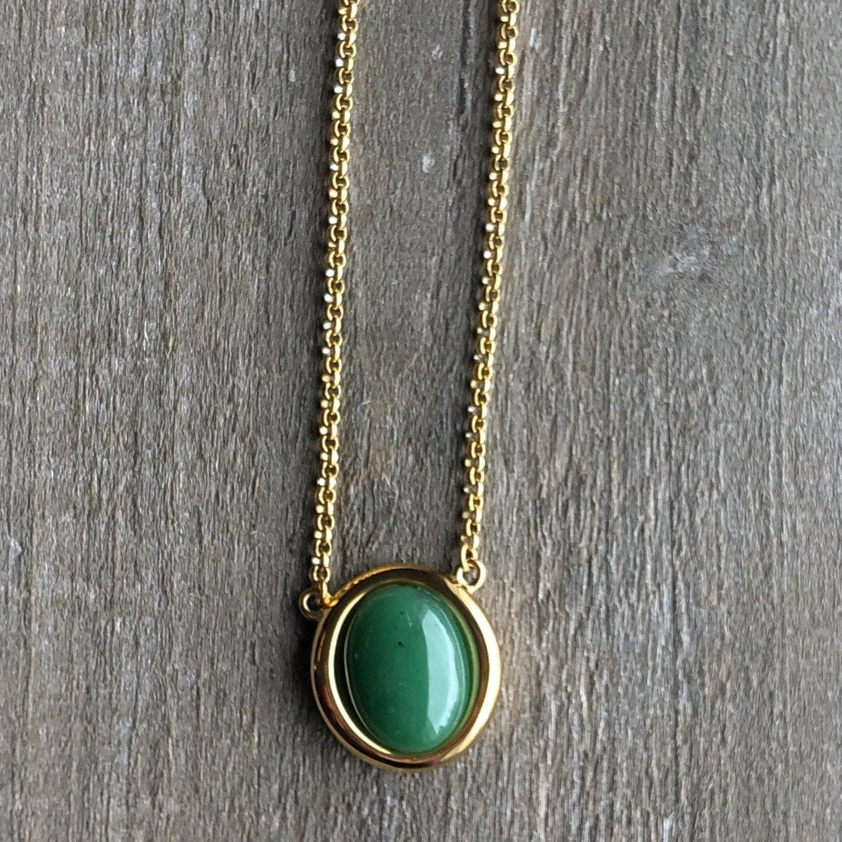 Stainless Steel Jade Pendant, 0118