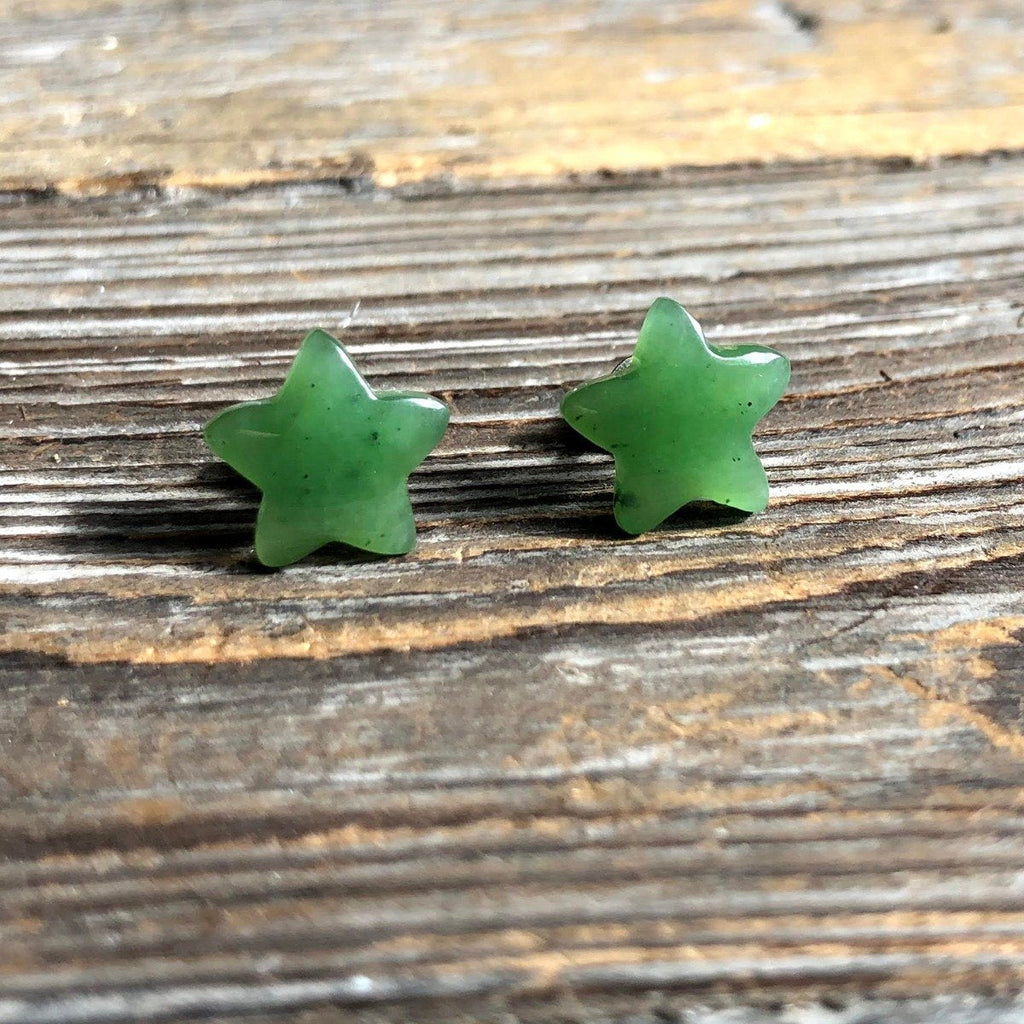 Star Stud Earrings, 10mm