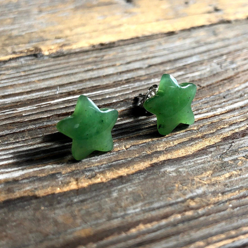 Star Stud Earrings, 10mm