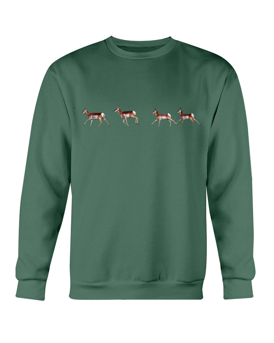 Pronghorn Run, Wyldlife For Tomorrow, Moss Apparel, Crewneck Sweatshirt