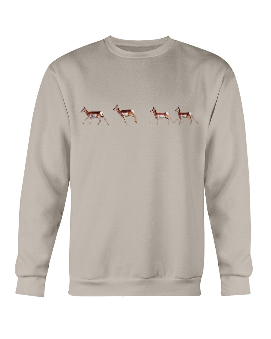 Pronghorn Run, Wyldlife For Tomorrow, Moss Apparel, Crewneck Sweatshirt